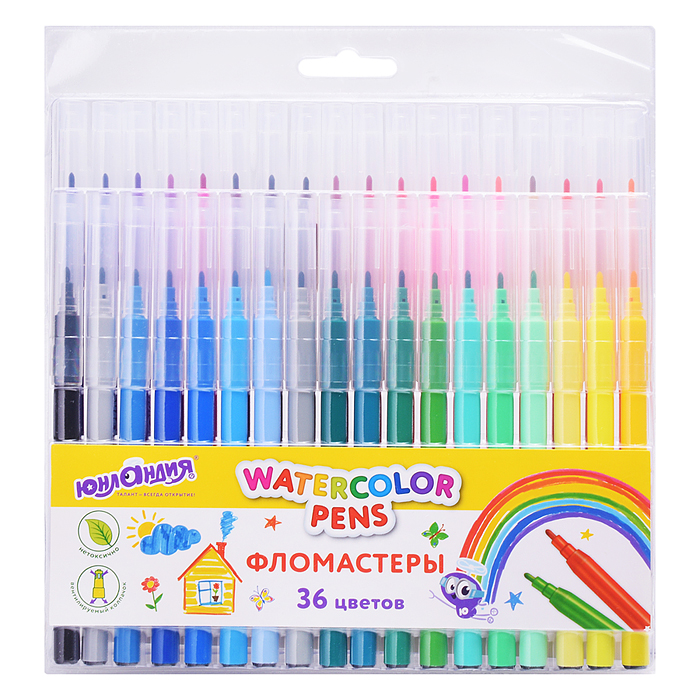 Фломастеры 36 цв. "Классные!" вентилируемый колпачок