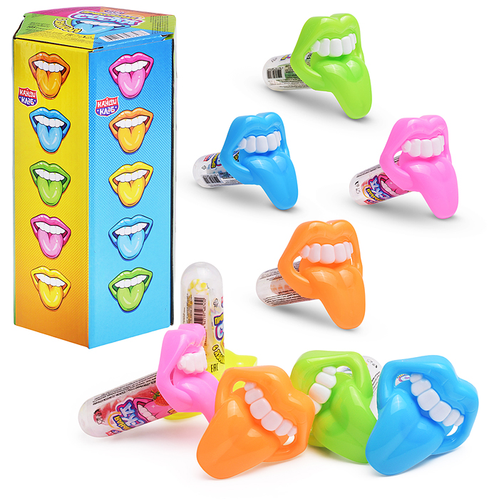 Карамель "Прикольная соска с языком" 3,5гр*30шт