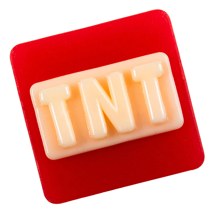 Игрушка-антистресс "Сквиши" Кубик красный