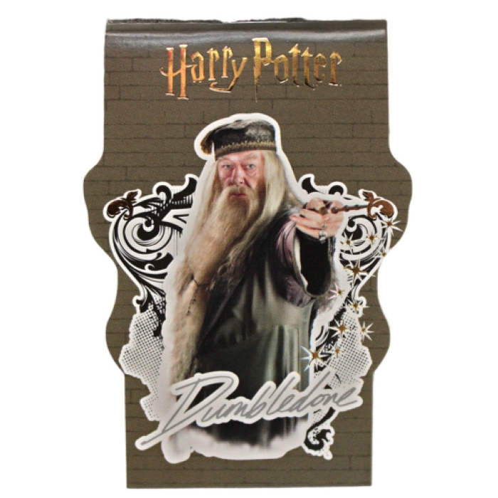 Блокнот фигурный Гарри Поттер, формат А7, 40 листов на скрепке, без линовки, тиснение золотой 