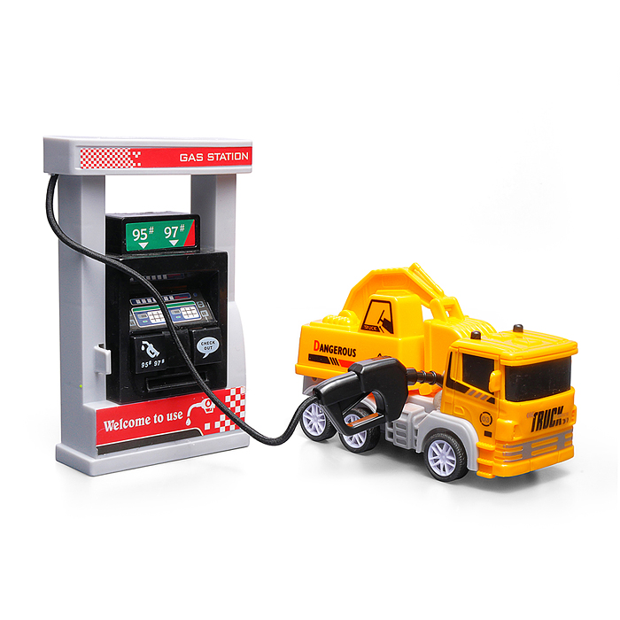 Заправочная станция 890-34A "Строительная техника" в коробке