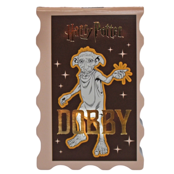 Блокнот фигурный Гарри Поттер, формат А7, 40 листов на скрепке, без линовки, тиснение золотой