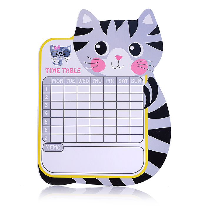 Доска для рисования JF-369-4 "Рисуй с котёнком" в пакете