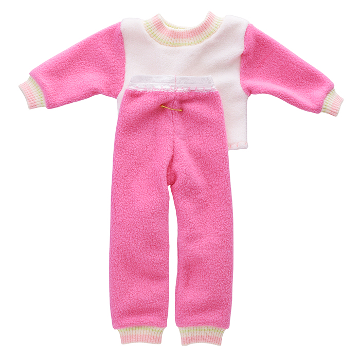 Одежда для куклы Паола 32 см. (спортивный костюм из флиса)