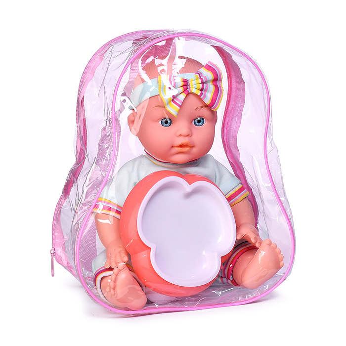 Пупс ZL9916-A2 "Мелисса" с аксессуарами, в рюкзаке