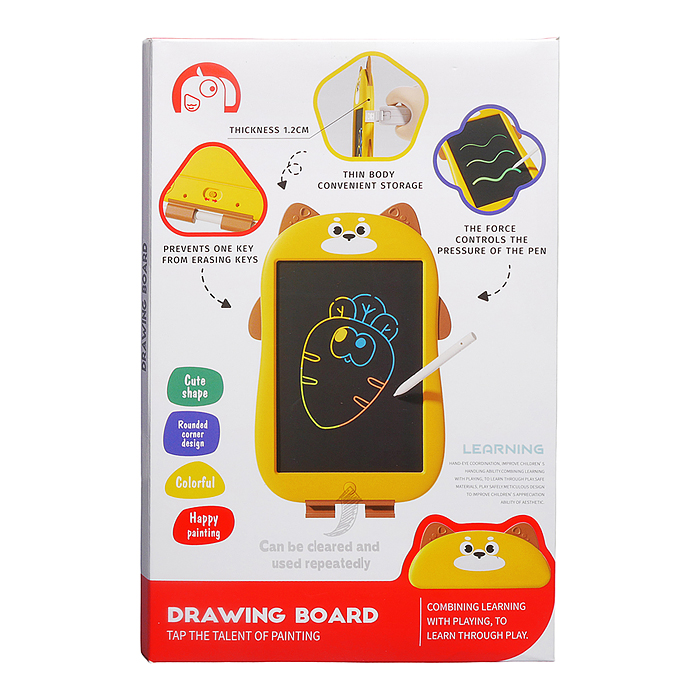 Доска для рисования 1688-127 "Мишка" в коробке