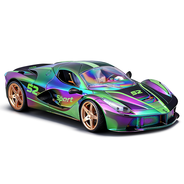 Машина JT738 "Голографик" р/у, 27 MHz, в коробке