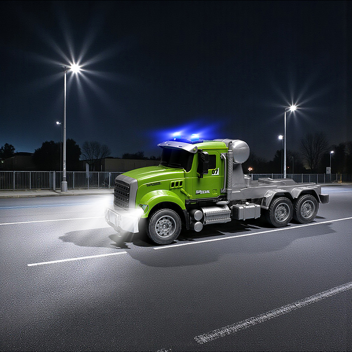 Машина YJ-134-13 "Военный грузовик" с танком р/у 27 MHz, в коробке