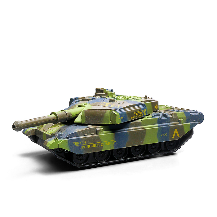 Машина YJ-134-13 "Военный грузовик" с танком р/у 27 MHz, в коробке