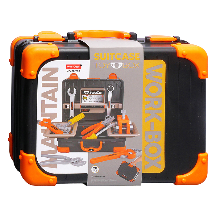 Набор инструментов 8HT04 "Домашний мастер" в чемодане