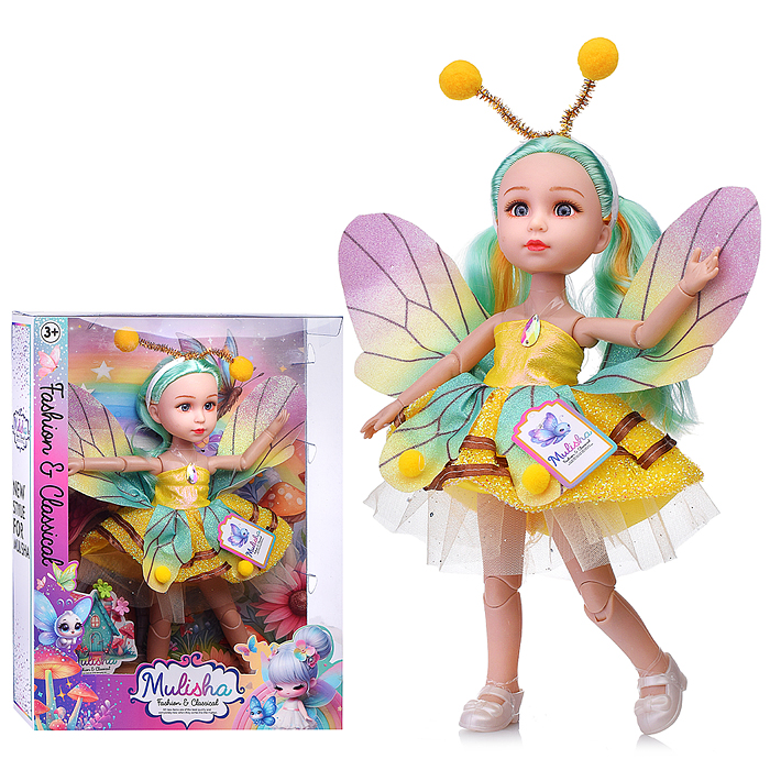 Кукла QJ198A "Элен" в костюме феи, в коробке