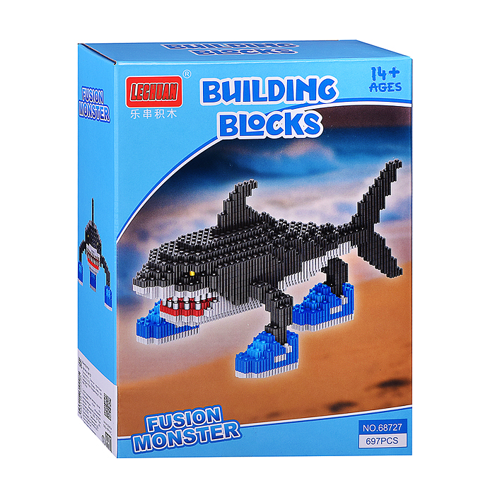 Конструктор 68727 "Акула в кроссовках" (697 дет.)