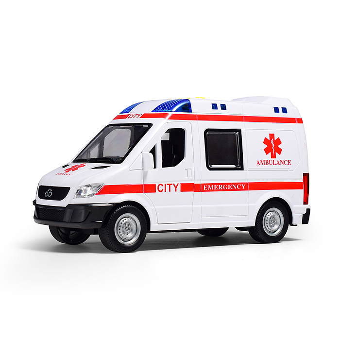 Фото к товару Машина WY1152A "Скорая помощь" 1:10 (свет, звук) в коробке Машина WY1152A "Скорая помощь" 1:10 (свет, звук) в коробке