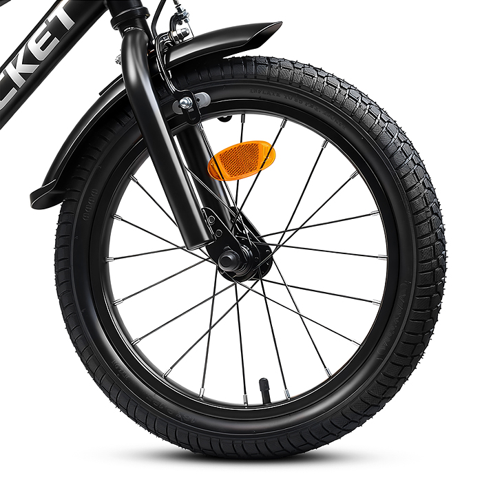 Велосипед 16" Rocket First, цвет черный