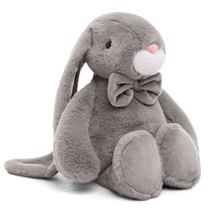 Зайчик Зак, 38см сидя, серый 