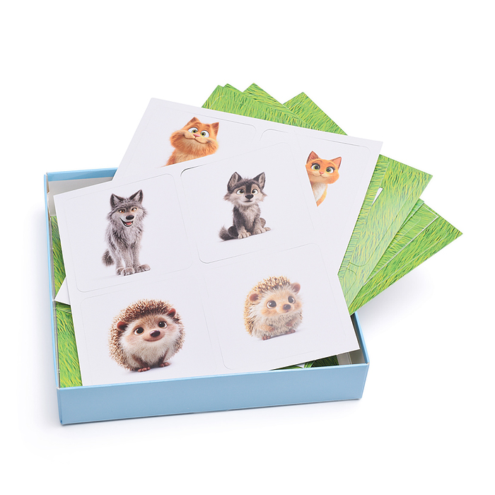 Игра настольная МЕМО "Мама, папа и малыш" (48 карточки)