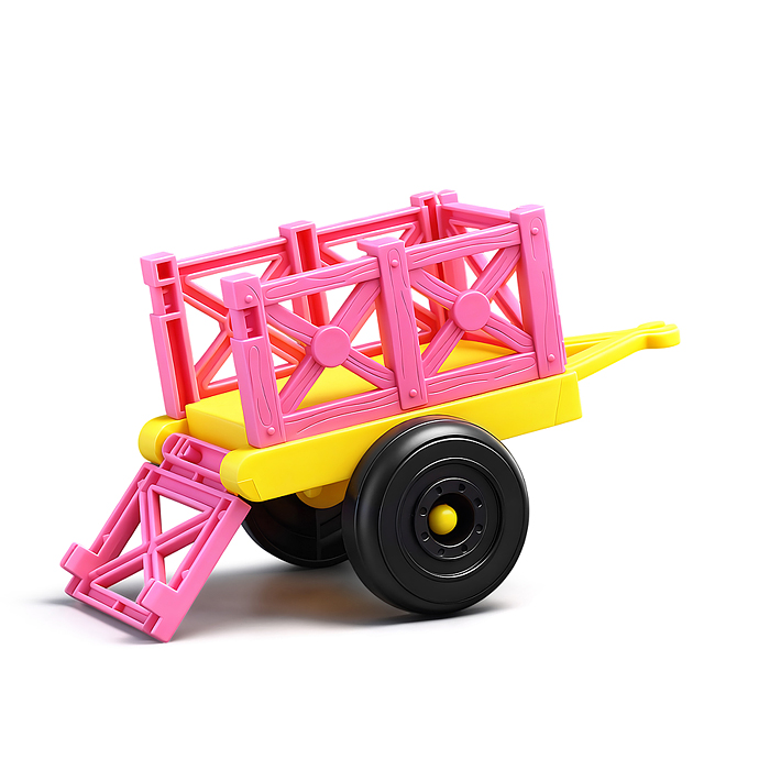 Трактор 568-A "Ферма" с овощами, в коробке