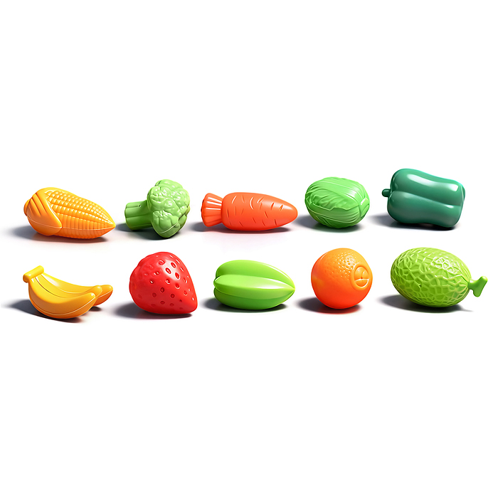 Трактор 568-A "Ферма" с овощами, в коробке