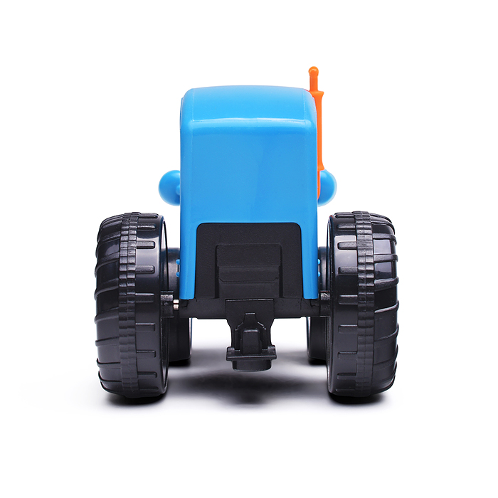 Машина металл "Синий трактор" с автоперевозчиком 7,5 см, синий