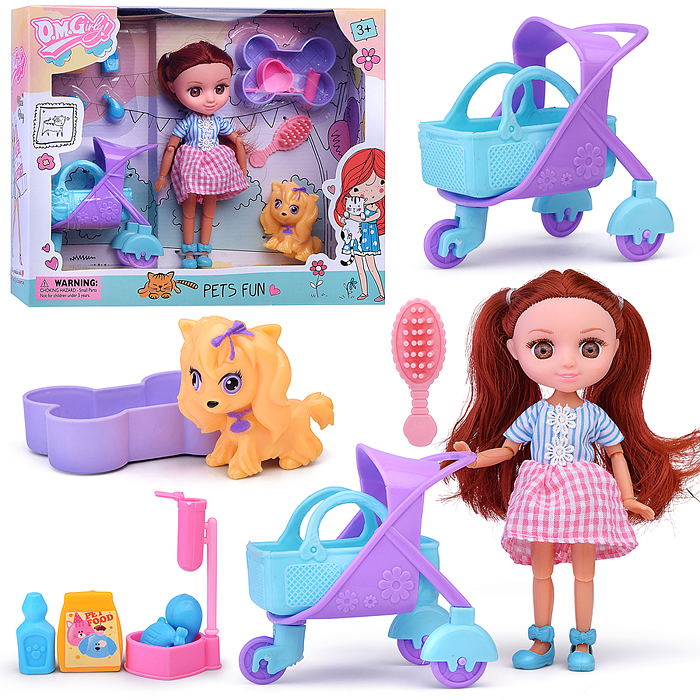 Кукла 58015 "Маленькая принцесса" с аксессуарами, в коробке