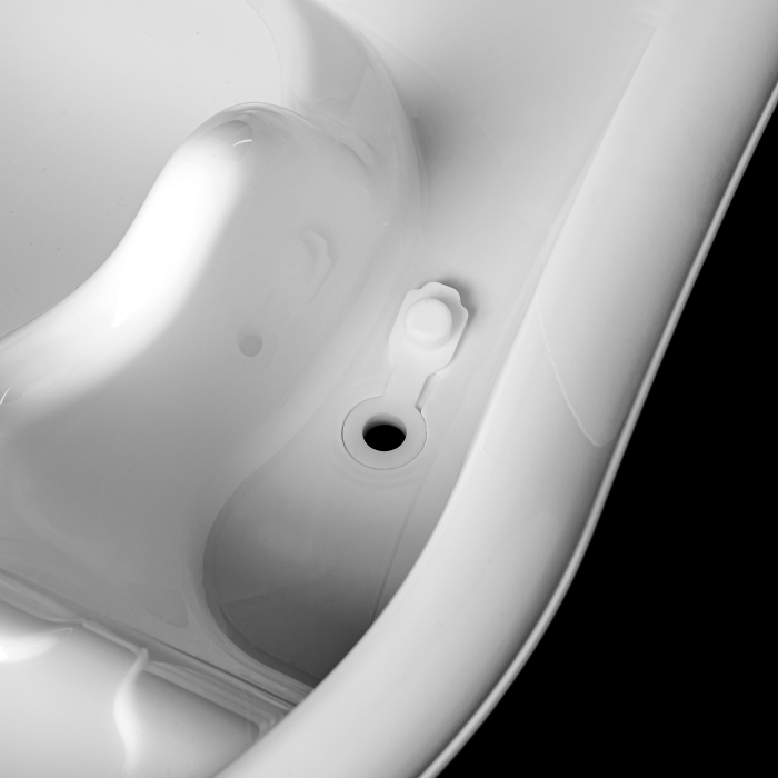 Ванна детская с горкой (белый) 