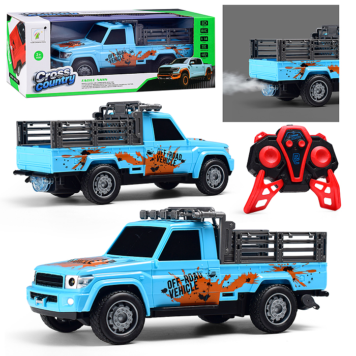 Машина 8911A-3 "Фермер" р/у, с дымом, 27 MHz, в коробке