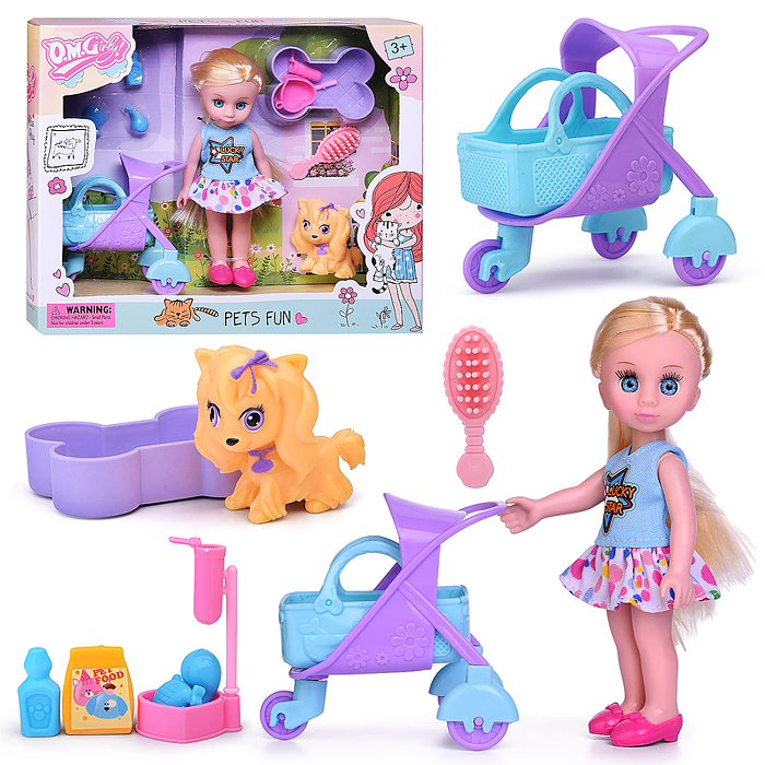 Кукла 64002 "Милена" с аксессуарами, в коробке