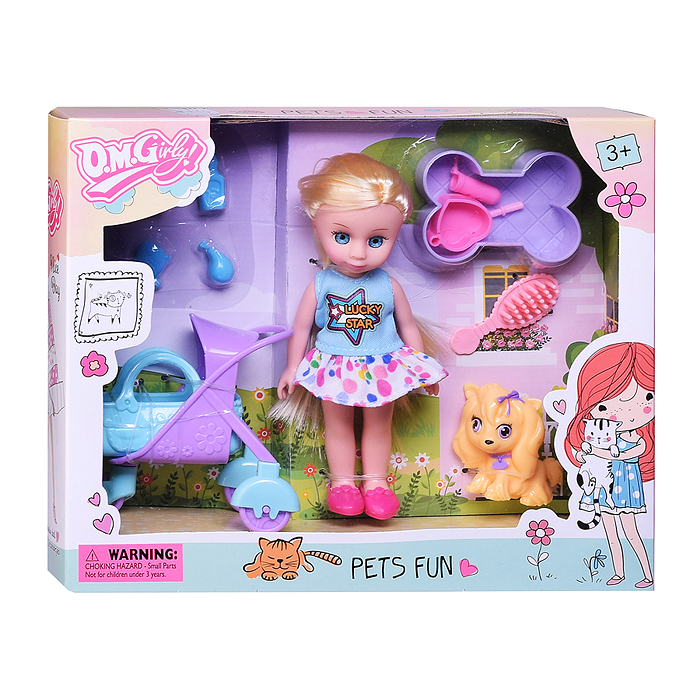 Кукла 64002 "Милена" с аксессуарами, в коробке