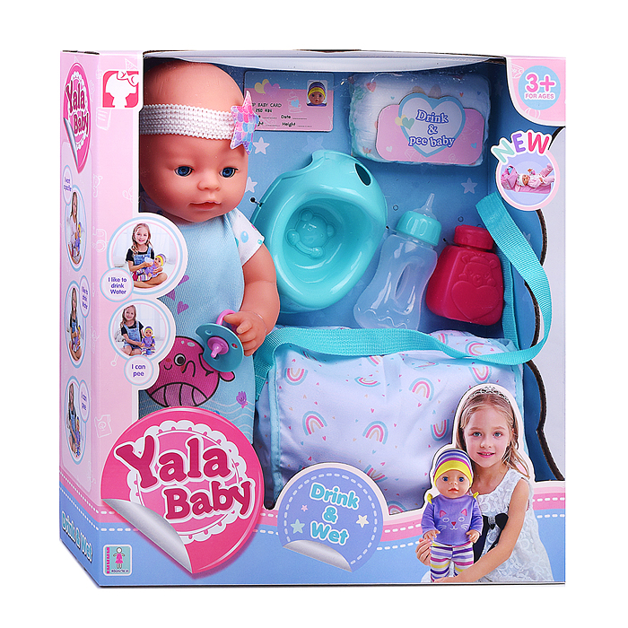 Пупс с аксессуарами YL2440H-D "Саманта" в коробке