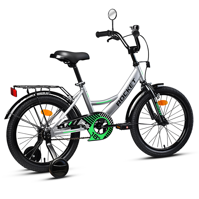 Велосипед 18" Rocket Gem, цвет серый