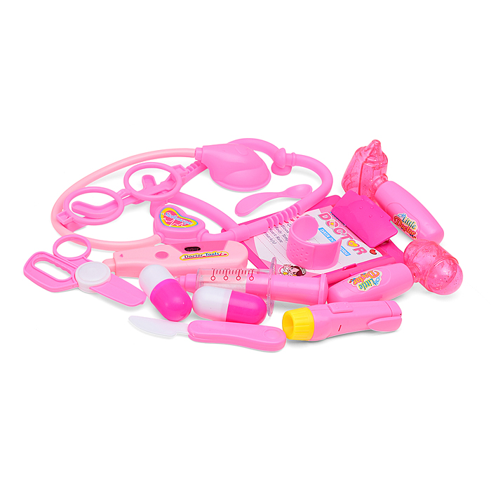 Набор доктора 893 "Терапевтический набор" в пакете (цвет розовый)