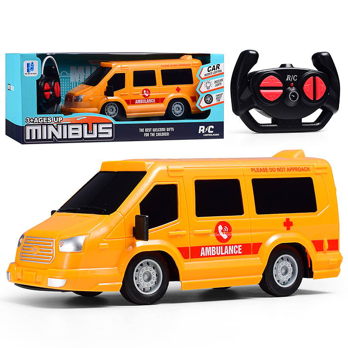 Машина 998-60Y "Ambulance" р/у, 27 MHz, в коробке