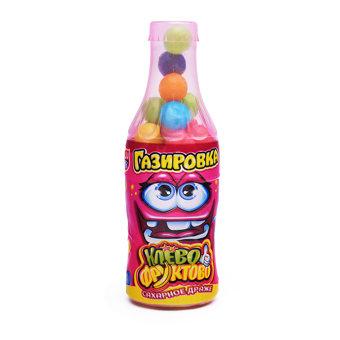 Сахарное драже с хрустящей начинкой "Газировка Клёво-Фруктово" 10г*30шт