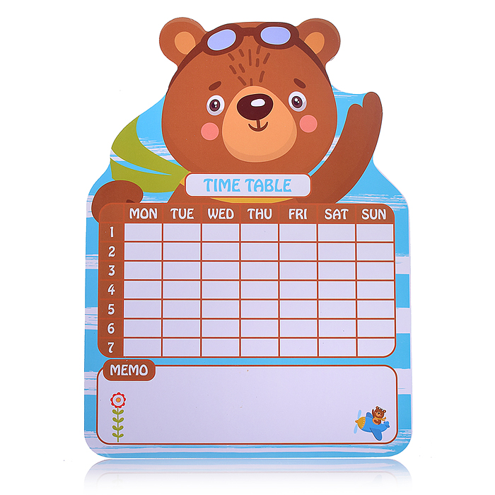 Доска для рисования JF-369-3 "Рисуй с медвежонком" в пакете