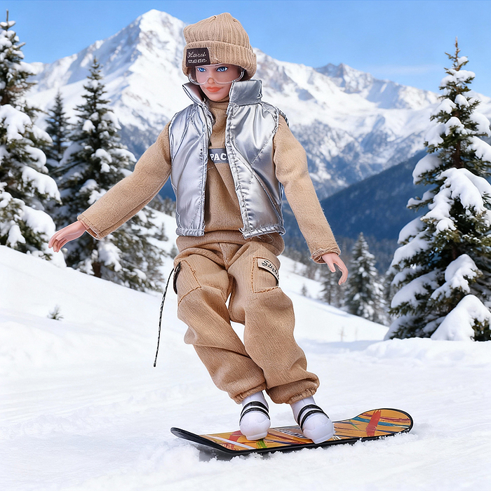 Кукла A806B "Зимнии каникулы" с аксессуарами, в коробке