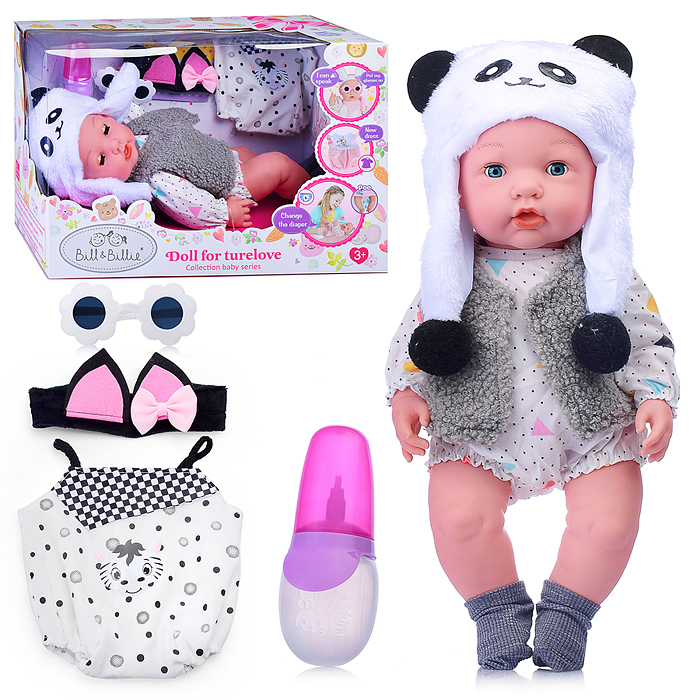 Пупс A763A "Амелия" с аксессуарами, в коробке