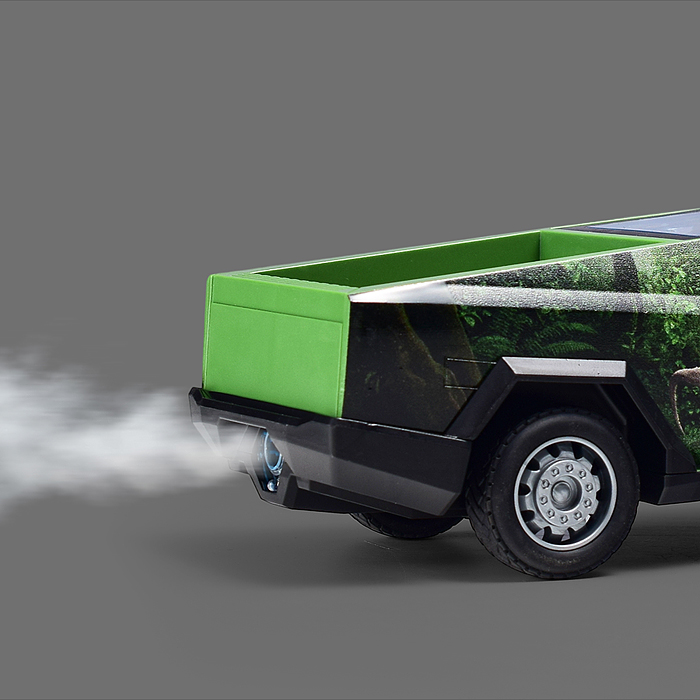 Машина8910A-5 "Дино" р/у, с дымом, 27 MHz, в коробке