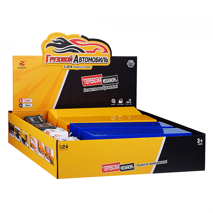 Машина 413101 "ТрансФорс" 1:24, металл., в коробке