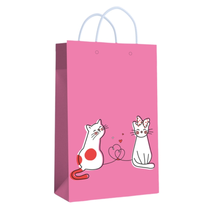 Пакет ламинированный "Два кота" 11х18*5 см, 157гр/м2 Пакет ламинированный "Два кота" 11х18*5 см, 157гр/м2