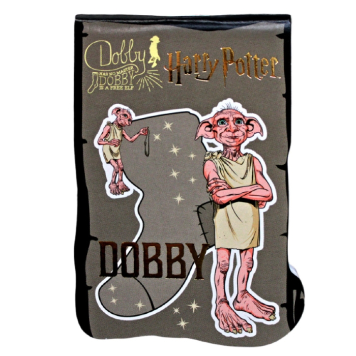 Блокнот фигурный Гарри Поттер, формат А7, 40 листов на скрепке, без линовки, тиснение золотой