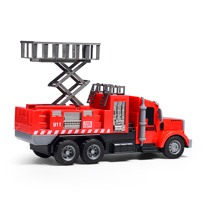 Машина 998-85Y "Пожарная фура" р/у, 27 MHz, в коробке