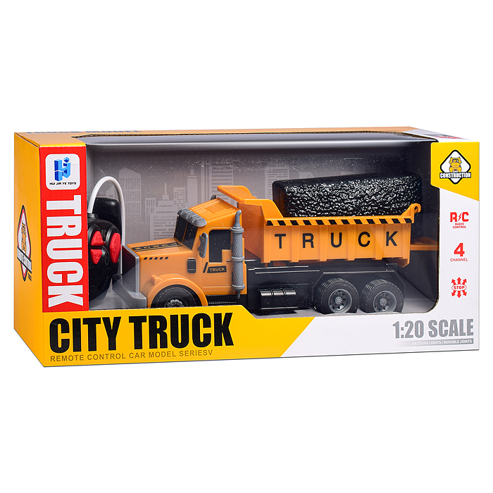 Машина 998-80Y "Самосвал" р/у, 27 MHz, в коробке