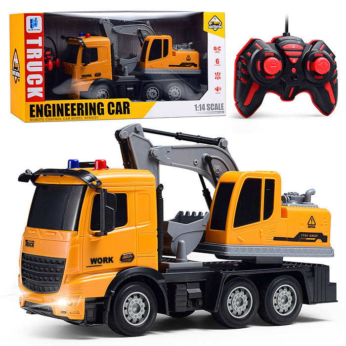 Машина 998-75Y "Стройка" р/у, 27 MHz, в коробке Машина 998-75Y "Стройка" р/у, 27 MHz, в коробке