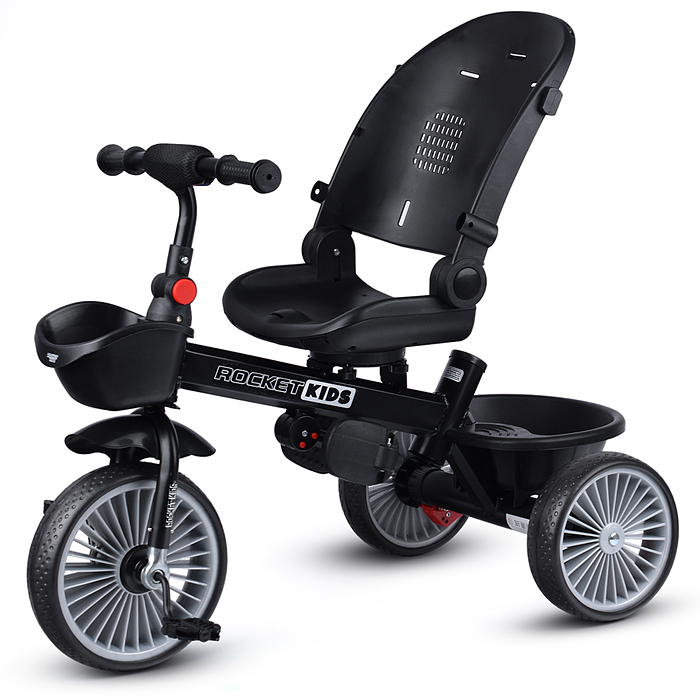 Велосипед MLX-510-BK 3-х колесный, черный