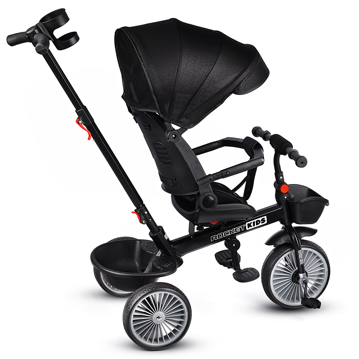 Велосипед MLX-510-BK 3-х колесный, черный