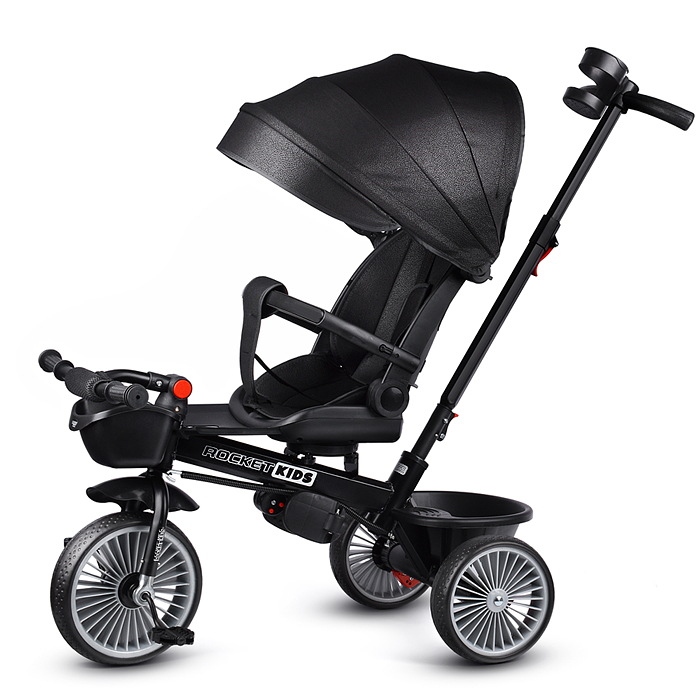 Велосипед MLX-510-BK 3-х колесный, черный