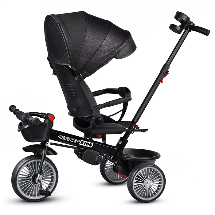 Велосипед MLX-510-BK 3-х колесный, черный