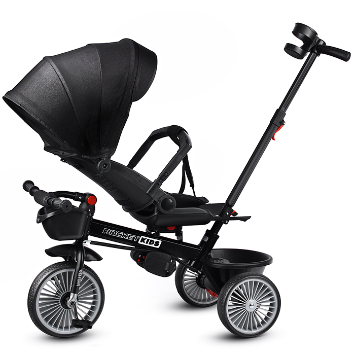 Велосипед MLX-510-BK 3-х колесный, черный