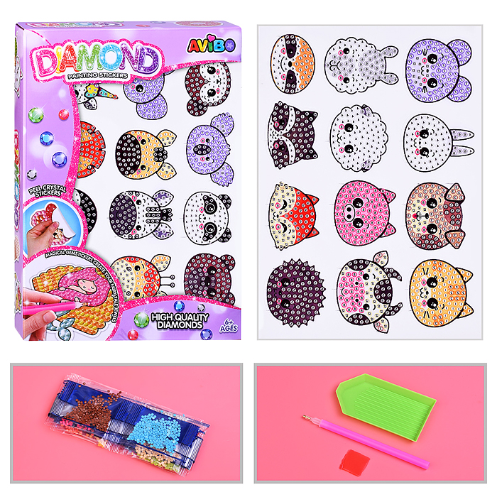 Мозаика алмазная A5503-16 "В мире животных" в коробке