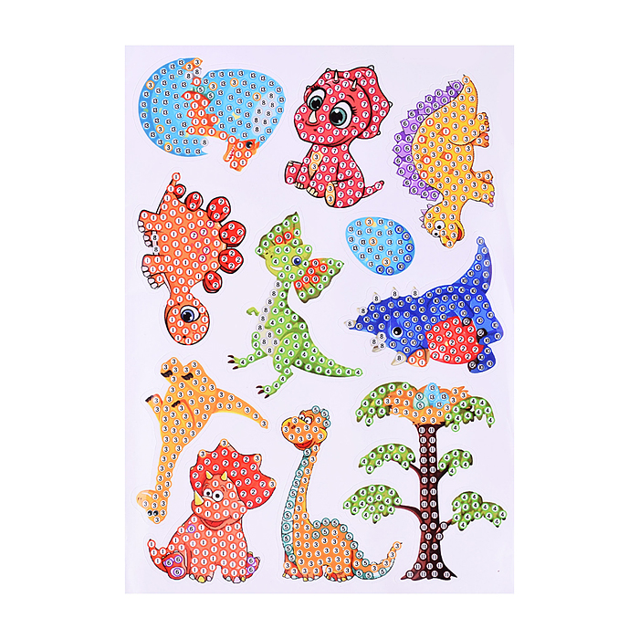 Мозаика алмазная A5503-19 "Парк динозавров" в коробке